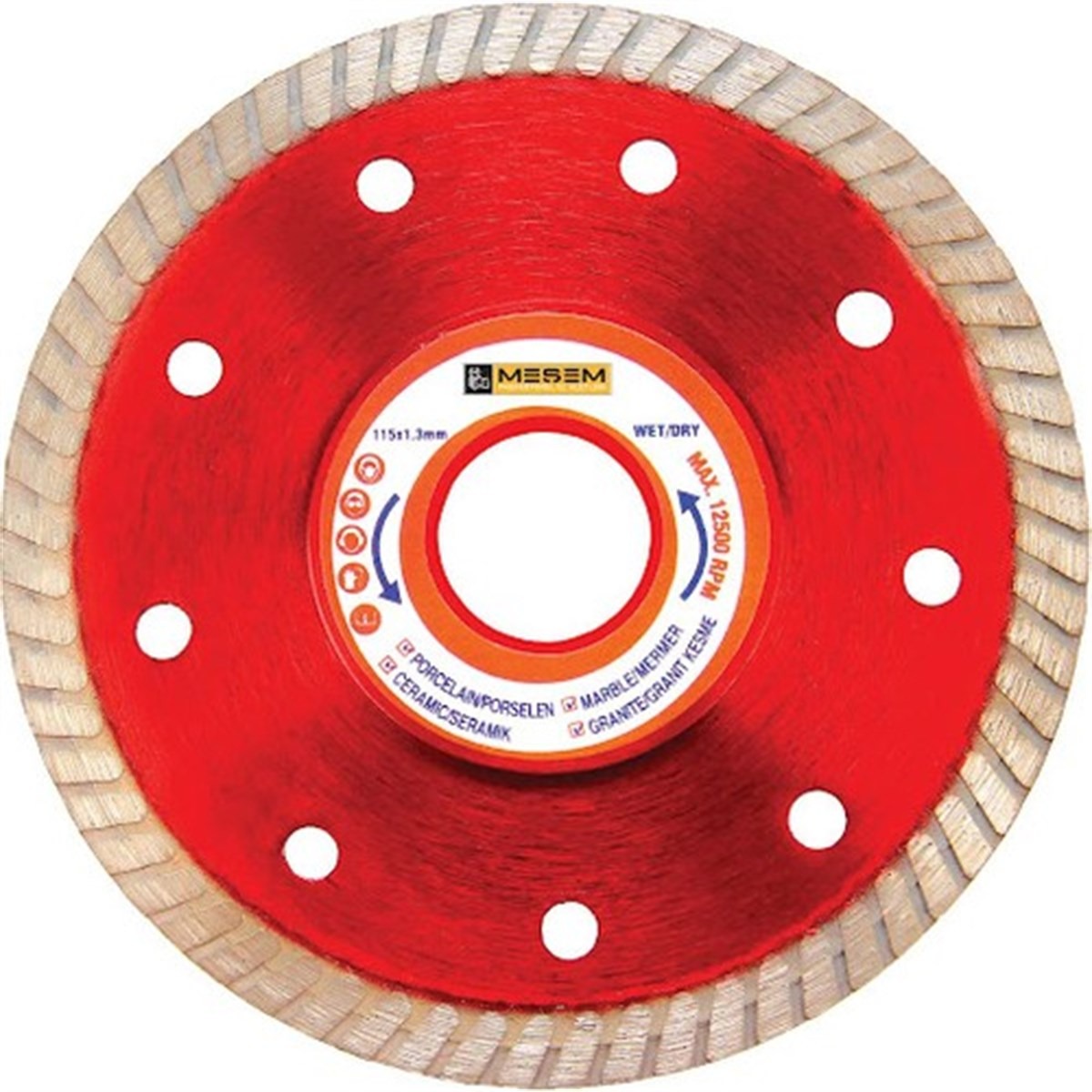 MEŞEM İNCE HASSAS KESİM ( SERAMİK MERMER ) 180 MM  